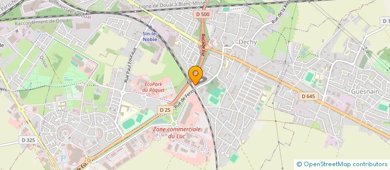 localisation de l'entreprise AJ MULTI RENOV  SIN-LE-NOBLE