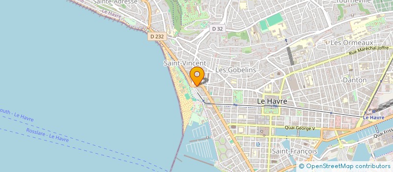 localisation de l'entreprise AJ NUTRITION à LE HAVRE