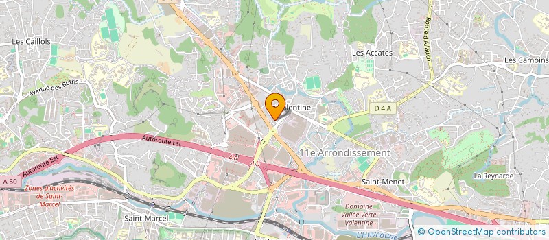 localisation de l'entreprise AJ PACHE à MARSEILLE