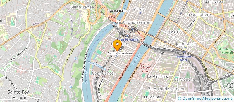 localisation de l'entreprise AJ PARTICIPATIONS  LYON