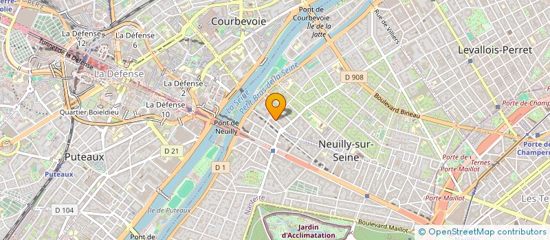 localisation de l'entreprise AJ PATRIMOINE CONSEIL à NEUILLY-SUR-SEINE