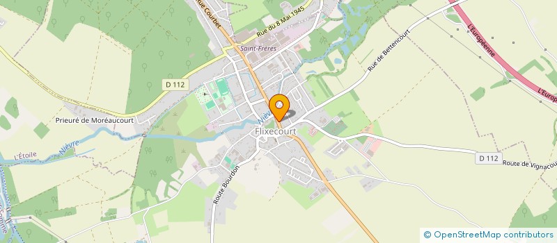 localisation de l'entreprise AJ PIZZA  FLIXECOURT