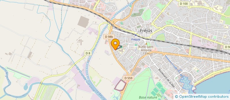 localisation de l'entreprise AJ PLAQUE à FREJUS