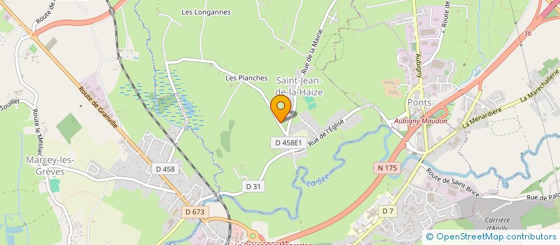 localisation de l'entreprise AJ PLOMBERIE  SAINT-JEAN-DE-LA-HAIZE