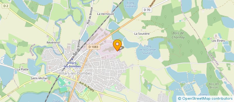localisation de l'entreprise AJ POIVRE à VILLARS-LES-DOMBES