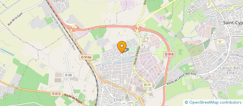 localisation de l'entreprise AJ PROMOTION P.O. à ELNE