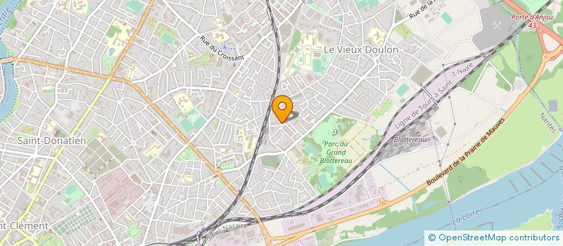 localisation de l'entreprise AJ PROPRETE à NANTES