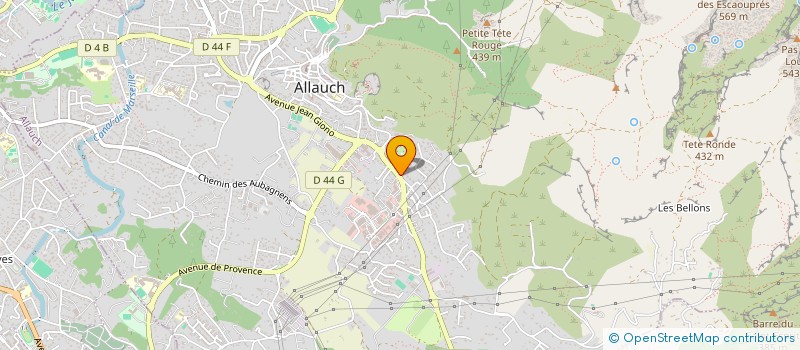 localisation de l'entreprise AJ REALISATION à ALLAUCH
