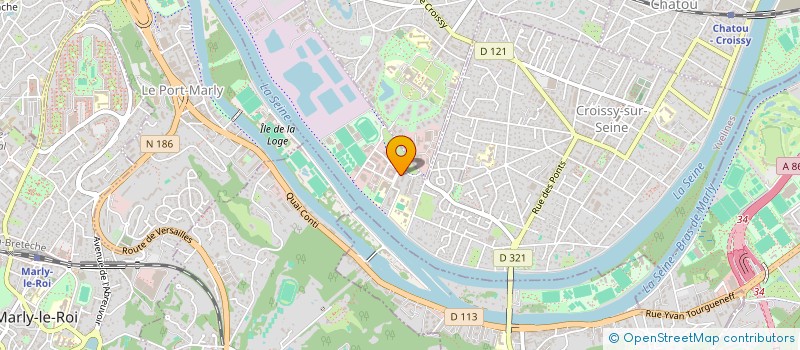 localisation de l'entreprise AJ RENOVATION  CROISSY-SUR-SEINE