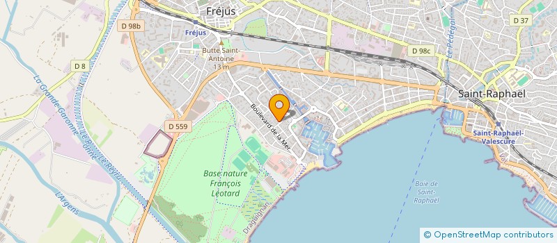 localisation de l'entreprise AJ RENOVATION à FREJUS