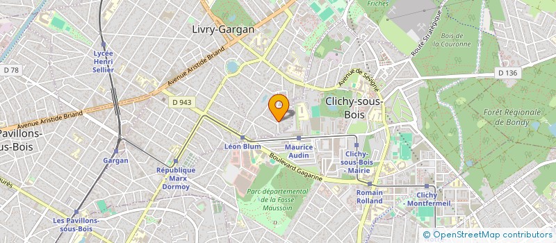 localisation de l'entreprise AJ SECURITE à LIVRY-GARGAN