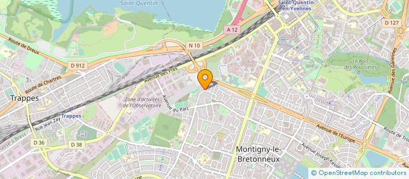 localisation de l'entreprise AJ SERVICES  MONTIGNY-LE-BRETONNEUX