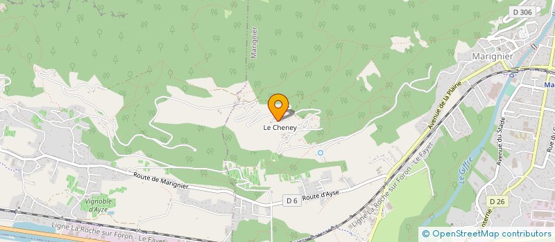 localisation de l'entreprise AJ SERVICES  MARIGNIER