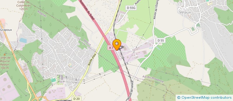 localisation de l'entreprise AJ SOLAR à VELAUX