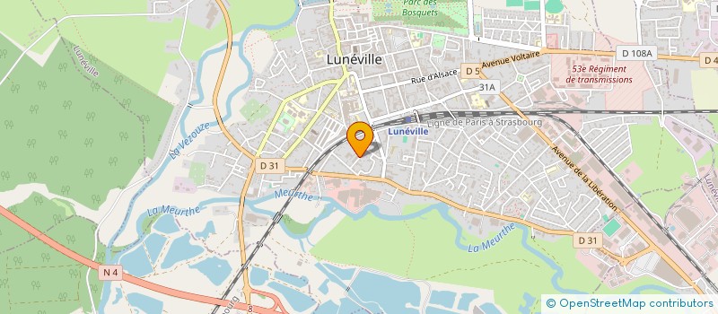 localisation de l'entreprise AJ SON  LUNEVILLE