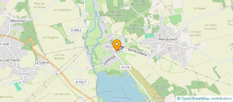 localisation de l'entreprise AJ SPORT COMMUNICATION à MEZIERES-EN-DROUAIS