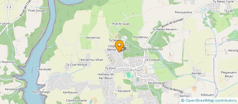 localisation de l'entreprise AJ STUDIO  GOUESNACH