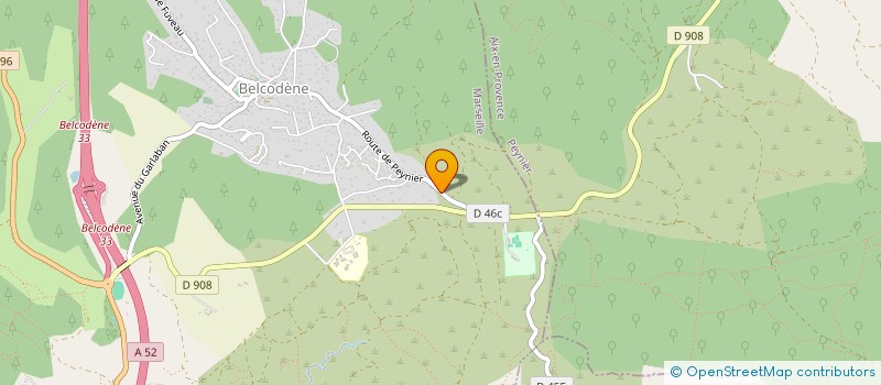 localisation de l'entreprise AJ SUD  BELCODENE