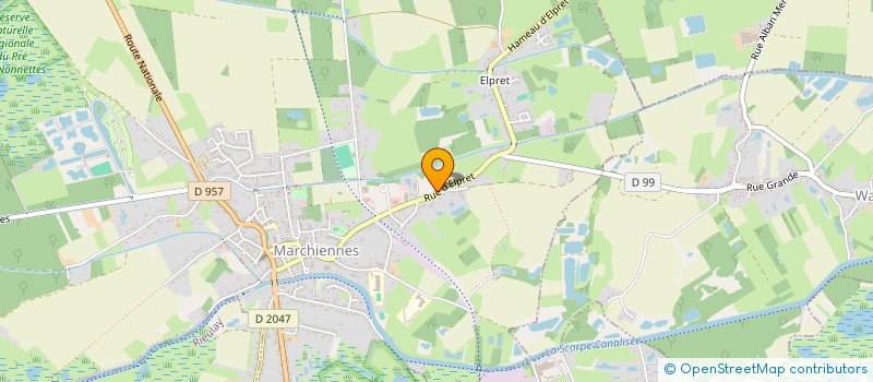 localisation de l'entreprise AJ TELECOM  SAULTAIN