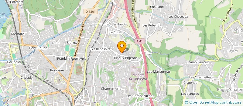 localisation de l'entreprise AJ THERMIQUE  AIX-LES-BAINS