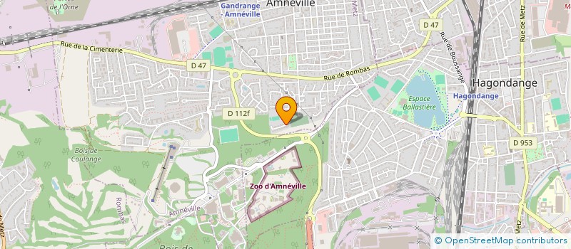 localisation de l'entreprise AJ THERMO-DIAG  AMNEVILLE