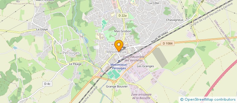 localisation de l'entreprise AJ TRANSACTIONS à MEXIMIEUX