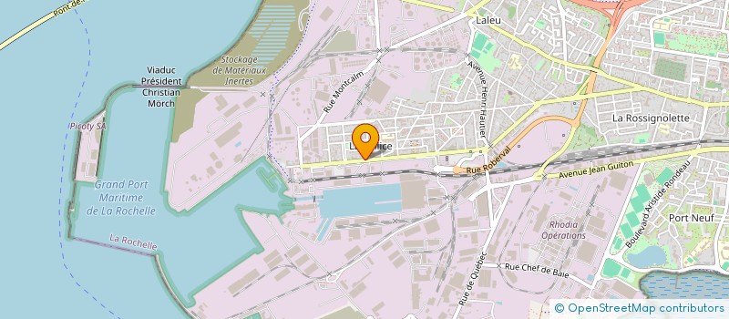 localisation de l'entreprise AJ TRANSPORT EXPRESS  LA ROCHELLE