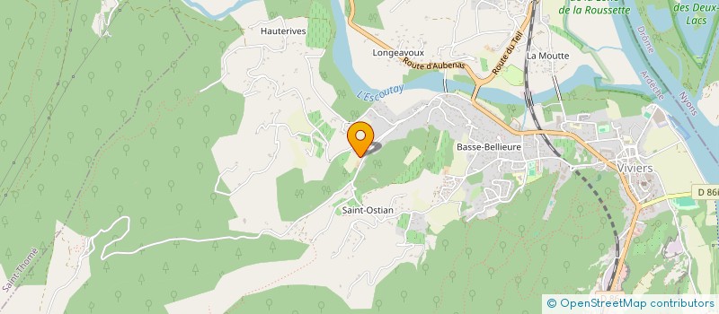 localisation de l'entreprise AJ TRUCK SERVICES  VIVIERS