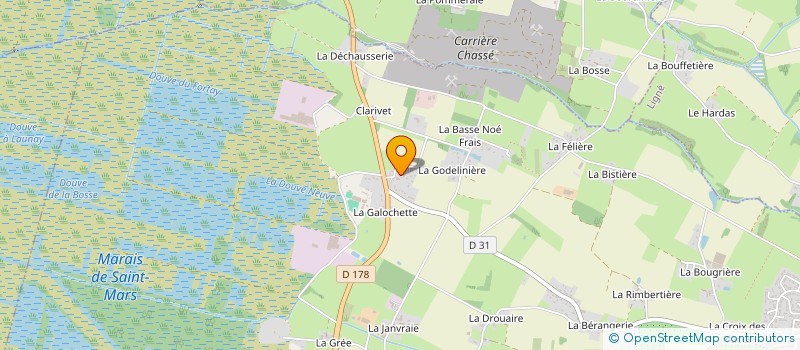 localisation de l'entreprise AJ VENTILATION HOLDING  ORGERES