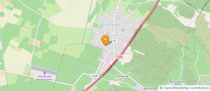 localisation de l'entreprise AJ VTC  VINASSAN