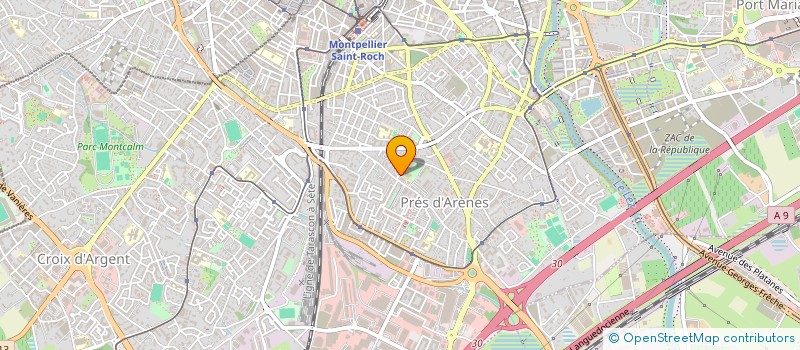 localisation de l'entreprise AJ VTC à MONTPELLIER