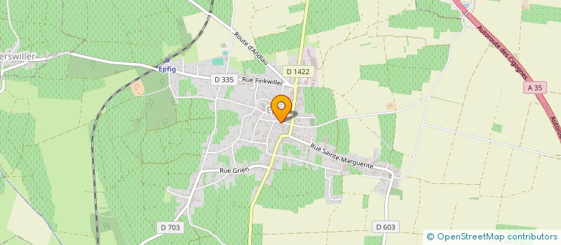 localisation de l'entreprise AJ2 DESIGN à EPFIG