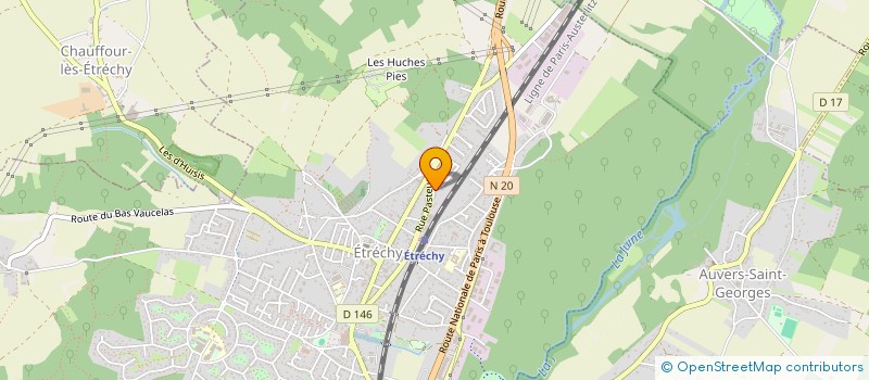 localisation de l'entreprise AJ2C  ETRECHY