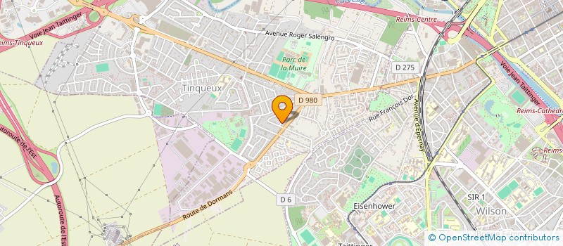 localisation de l'entreprise AJ2K  TINQUEUX