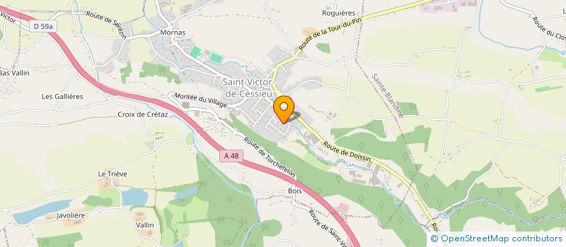 localisation de l'entreprise AJ2L DEVELOPPEMENT  SAINT-VICTOR-DE-CESSIEU