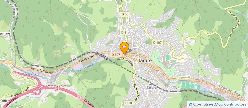 localisation de l'entreprise AJ2M  TARARE