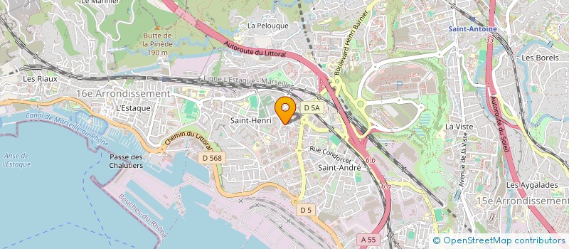 localisation de l'entreprise AJ2M à MARSEILLE