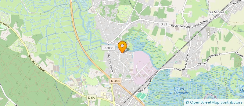 localisation de l'entreprise AJ2M à SAINT-HILAIRE-DE-RIEZ