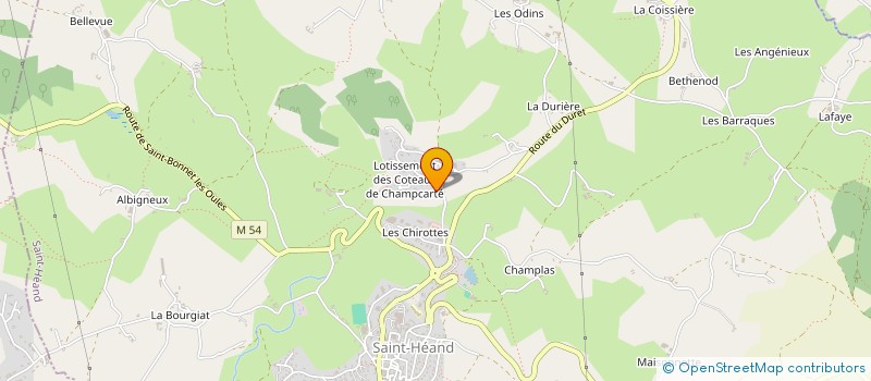 localisation de l'entreprise AJ2M  SAINT-HEAND