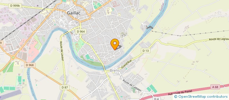 localisation de l'entreprise AJ2P à GAILLAC