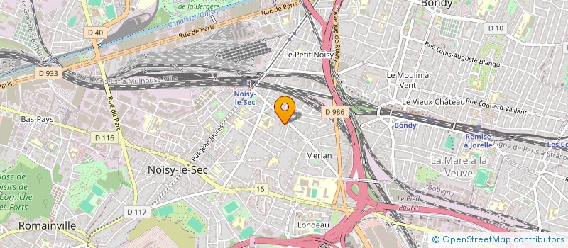 localisation de l'entreprise AJ3 à NOISY LE SEC