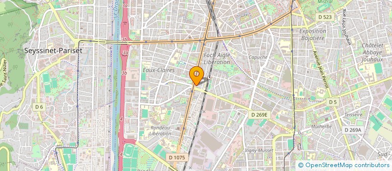localisation de l'entreprise AJ3  GRENOBLE