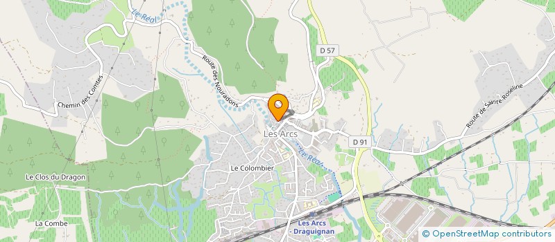 localisation de l'entreprise AJA à LES ARCS