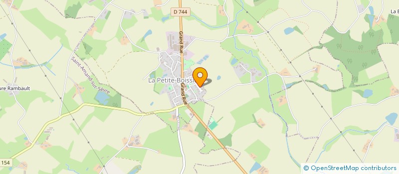 localisation de l'entreprise AJA  LA PETITE-BOISSIERE