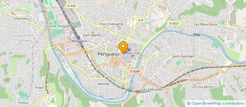 localisation de l'entreprise AJA  PERIGUEUX