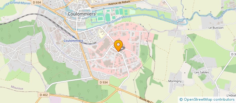 localisation de l'entreprise AJA ALU à COULOMMIERS