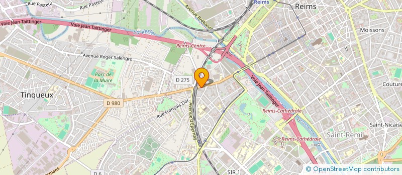 localisation de l'entreprise AJA ASSURANCES  REIMS