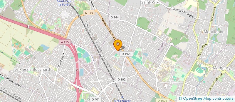 localisation de l'entreprise AJA DESIGN à SAINT-PRIX