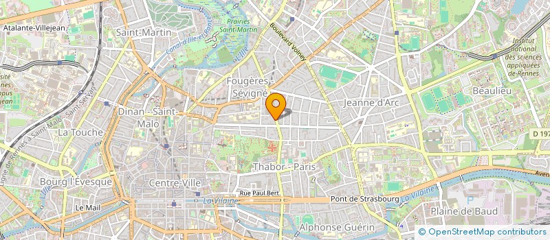 localisation de l'entreprise AJA LB MAP  RENNES