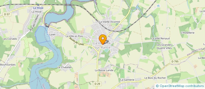 localisation de l'entreprise AJA RANCE JEUNESSE ANIMATION à PLEUDIHEN-SUR-RANCE